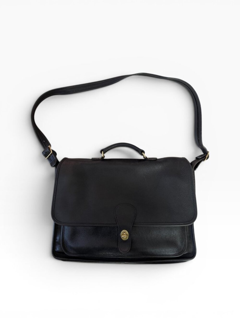 Vintage Coach Metropolitan Briefcase Black- 2,  1995 | The Devil Wears Prada 2